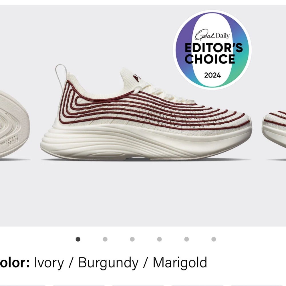APL Women's Shoes in Ivory, Burgundy, and Marigold